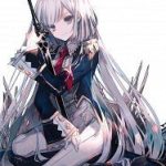 The Little Girl Raised By Death Hold The Sword Of Death Tight